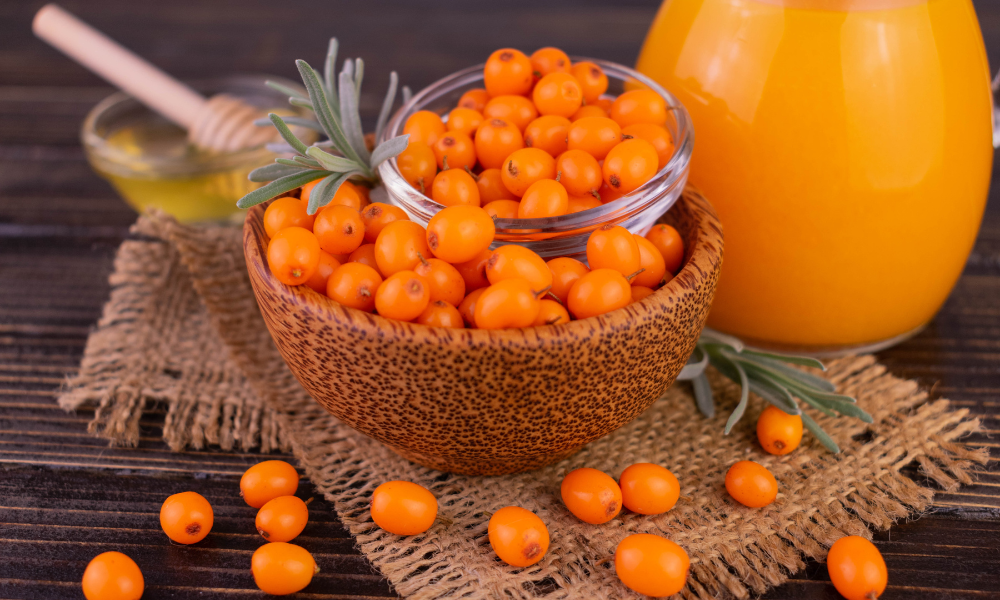 Sanddorn – Superfood für die Gesundheit in funktionalen Getränken von ImmBoo