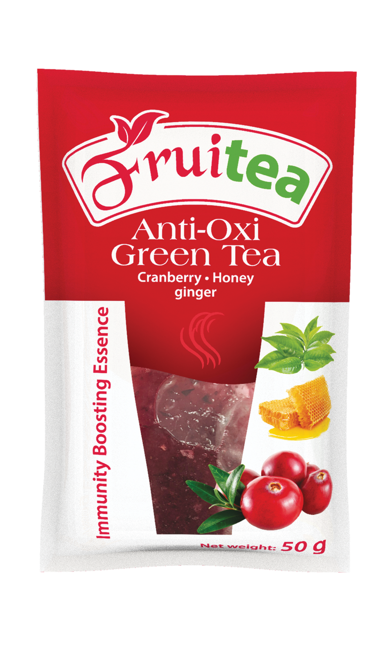 FruiTea Anti-Oxi Green Tea Żurawina (12 sztuk)