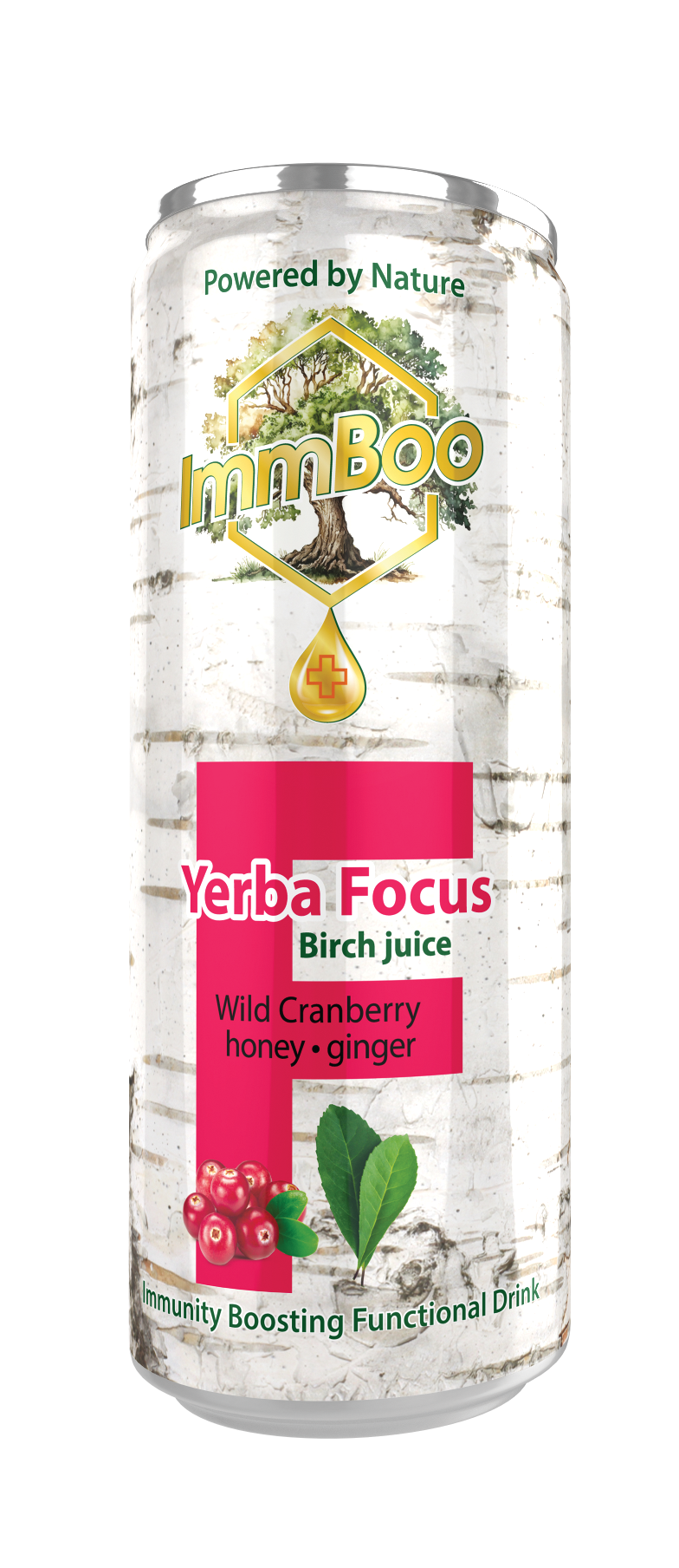 Yerba Focus Birch Żurawina (12 sztuk)